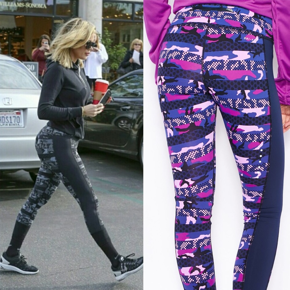 NIKE ‘Epic Lux Clash’ Dri-Fit Crop Leggings